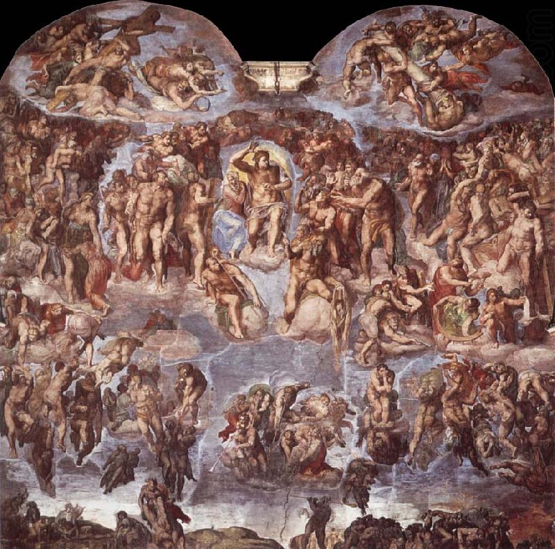 Michelangelo Buonarroti Extreme judgement  Sistine Chapel vastvagg china oil painting image